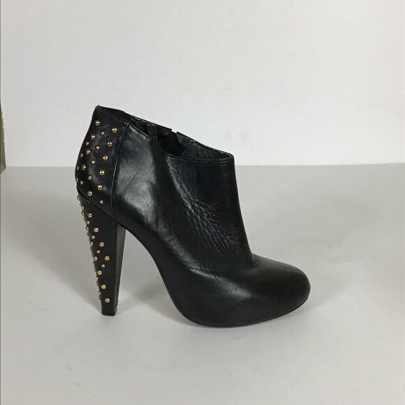 Top Shop Women Ankle Botties Sz. 38/7.5 Studded detail on Back boot Sexy - Picture 4 of 9